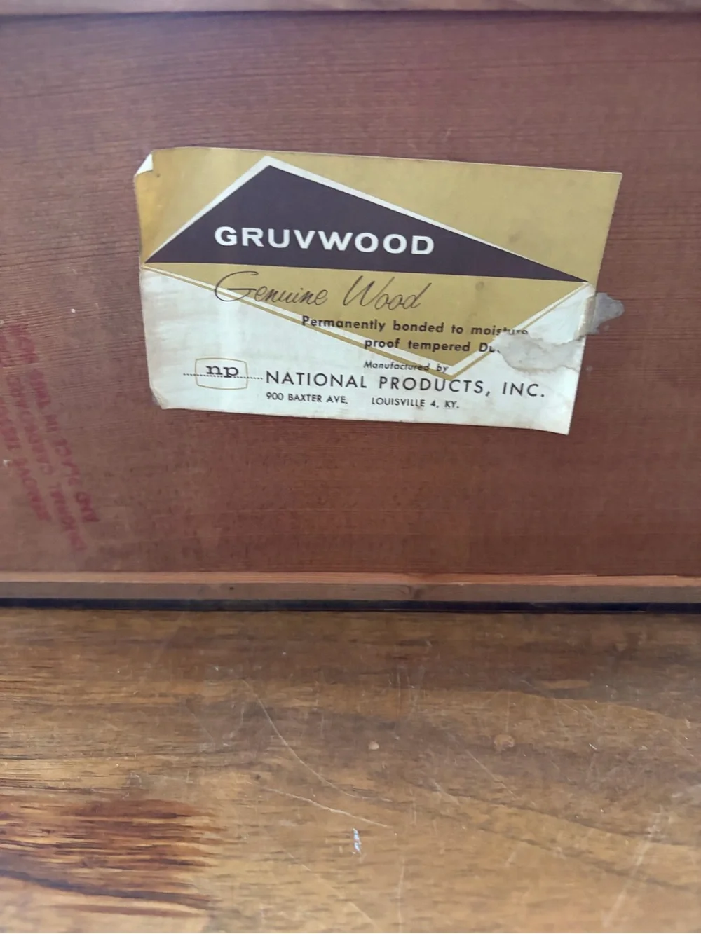 Mid Century Modern Wooden Tissue Box Cover MCM Original